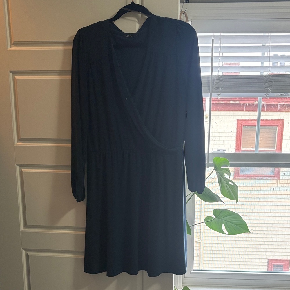 Elegant navy Wrap Dress